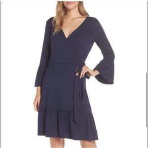 Misha Wrap Tie Dress